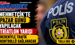 Mehmetçik’te Pazar günü yapılacak triatlon yarışı nedeniyle trafik kontrollü sağlanacak