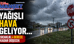 Yağışlı hava geliyor... Sıcaklık 4 derece kadar düşecek