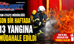 İtfaiye, 13 yangına müdahale etti