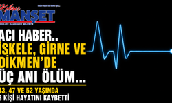 İskele, Girne ve Dikmen'de üç ani ölüm…