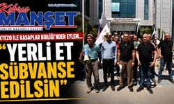 KTEZO ile Kasaplar Birliği'nden eylem..."Yerli et sübvanse edilsin"