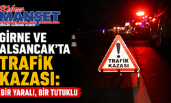 Girne ve Alsancak’ta trafik kazası: Bir yaralı, bir tutuklu