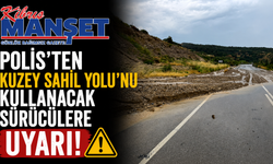 Polis'ten Kuzey Sahil Yolu’nu kullanacak sürücülere uyarı...