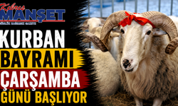 Kurban Bayramı çarşamba günü başlıyor