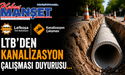 LTB’den kanalizasyon çalışması duyurusu…