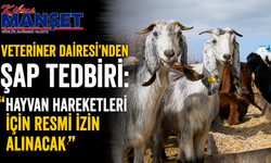 Veteriner Dairesi’nden şap tedbiri: “Hayvan hareketleri için resmi izin alınacak”