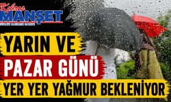 Yarın ve pazar günü yer yer yağmur bekleniyor
