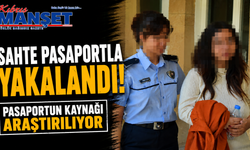 Sahte pasaportla yakalandı!