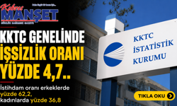 KKTC genelinde işsizlik oranı yüzde 4,7