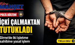 Polis bülteni.. İçki çalmaktan tutukladı