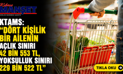 KTAMS: “Dört kişilik bir ailenin açlık sınırı 42 bin 553 TL, yoksulluk sınırı 229 bin 522 TL”