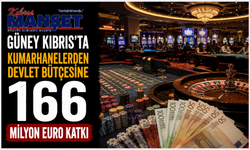 Güney Kıbrıs’ta kumarhanelerden devlet bütçesine 166 milyon euro katkı