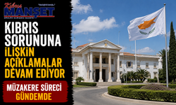 Kıbrıs sorununa ilişkin açıklamalar devam ediyor