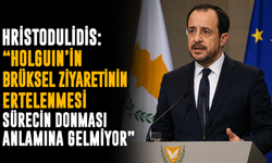 Hristodulidis: “Holguin’in Brüksel ziyaretinin ertelenmesi sürecin donması anlamına gelmiyor”