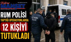 Rum polisi yaptığı operasyonlarda 12 kişiyi tutukladı