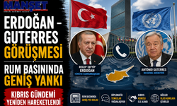 Türkiye Cumhurbaşkanı Erdoğan’ın BM Genel Sekreteri Guterres’le telefon görüşmesi Rum basınında