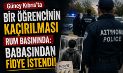Güney Kıbrıs'ta bir öğrencinin kaçırılması Rum basınında: Babasından fidye istendi!