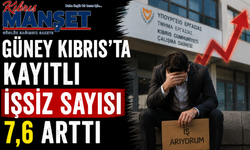 Güney Kıbrıs’ta kayıtlı işsiz sayısı 7,6 arttı