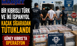 Bir Kıbrıslı Türk ve iki İspanyol “Kaçak” sigaradan tutuklandı