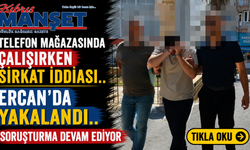 Telefon mağazasında çalışırken sirkat iddiası