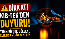 Yarın birçok bölgeye elektrik verilemeyecek