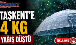Taşkent’e 4 kg yağış düştü