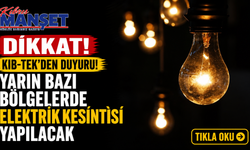Yarın bazı bölgelerde elektrik kesintisi yapılacak