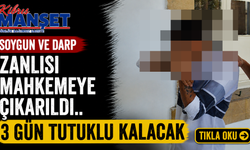 Soygun ve Darp zanlısı mahkemeye çıkarıldı