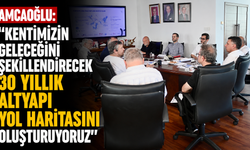 Amcaoğlu: "Kentimizin geleceğini şekillendirecek 30 yıllık altyapı yol haritasını oluşturuyoruz"