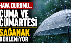 Cuma ve cumartesi sağanak bekleniyor