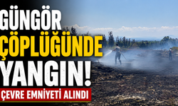 Güngör çöplüğünde yangın: Çevre emniyeti alındı