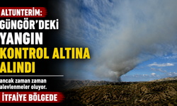 Altunterim: “Güngör’deki yangın kontrol altına alındı ancak zaman zaman alevlenmeler oluyor. İtfaiye bölgede”