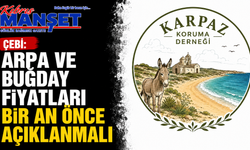 Çebi: “Arpa ve buğday fiyatları bir an önce açıklanmalı”