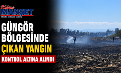 Güngör bölgesinde çıkan yangın kontrol altına alındı
