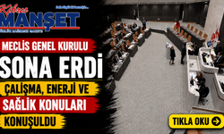 Meclis Genel Kurulu sona erdi...Çalışma, enerji ve sağlık konuları konuşuldu
