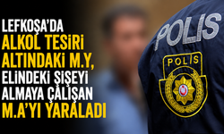 Alkollü M.Y, elindeki şişeyi almaya çalışan kişiyi yaraladı