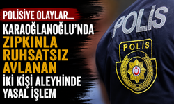 Polisiye olaylar... Karaoğlanoğlu'nda zıpkınla ruhsatsız avlanan iki kişi aleyhinde yasal işlem