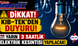 Yarın 3 saatlik elektrik kesintisi yapılacak