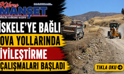 İskele’ye bağlı ova yollarında iyileştirme çalışmaları başladı