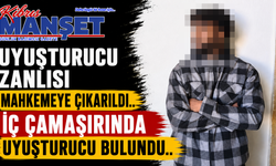 Uyuşturucu zanlısı mahkemeye çıkarıldı..