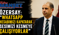 Özersay: “WhatsApp hesabımızı kapatarak sesimizi kesmeye çalışıyorlar”