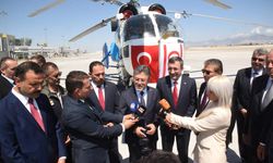 Cevdet Yılmaz KKTC’de… Ercan’da Yangın Söndürme Helikopteri teslim töreni yapıldı
