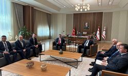 Cumhurbaşkanı Erhürman, Cevdet Yılmaz’ı kabul etti