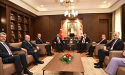 TC Cumhurbaşkanı Yardımcısı Yılmaz, Cumhuriyet Meclisi Başkanı Öztürkler’i ziyaret etti