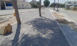 Mesarya Belediyesi’nin Dörtyol Köy Meydanı’ndaki düzenleme çalışmaları sürüyor