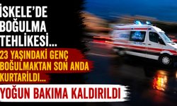 İskele'de Boğulma Tehlikesi...
