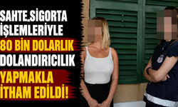 Sahte sigorta işlemleriyle 80 bin dolarlık dolandırıcılık yapmakla itham edildi!