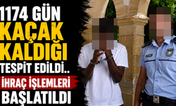 1174 Gün Kaçak Kaldığı Tespit Edildi