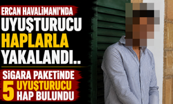 Ercan Havalimanı'nda Uyuşturucu Haplarla Yakalandı