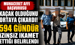 Muhaceret Affı Başvurusu Kaçak Olduğunu Ortaya Çıkardı